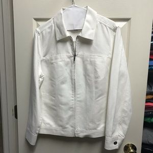 White linen jacket